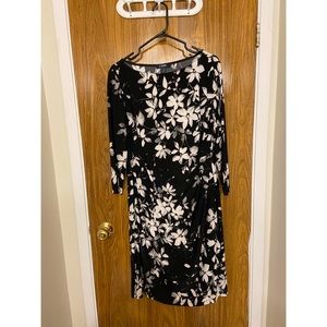 Chaps floral dress XL